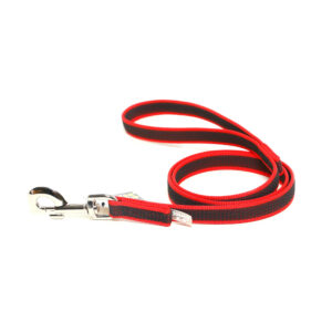 Color & Gray Super-Grip Julius K9 Leash with Handle & Carabiner Clip