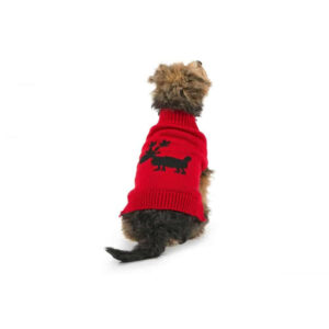 Ancol Christmas Dog Jumper- Red Rudolf