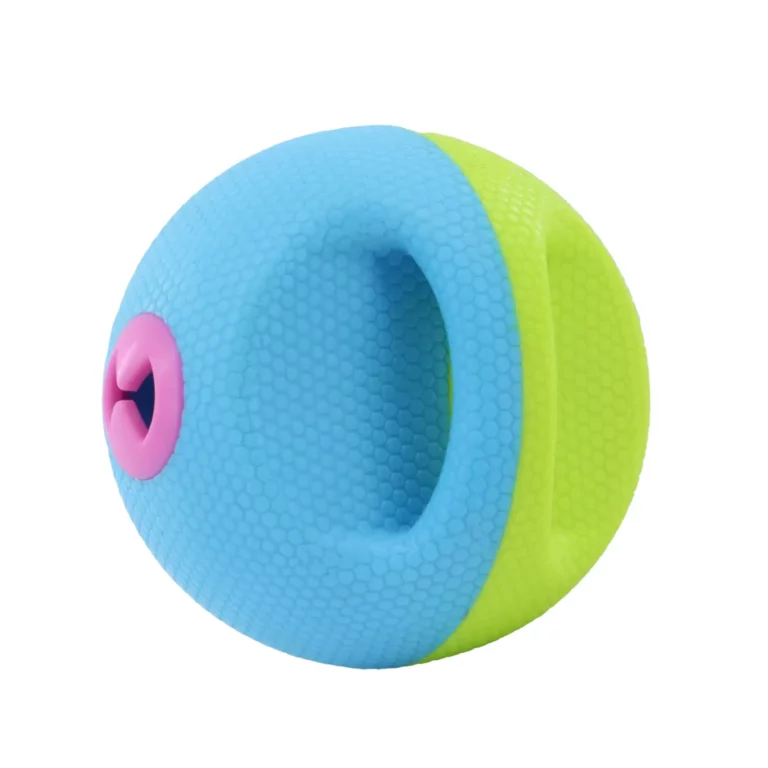 Interactive dog treat ball