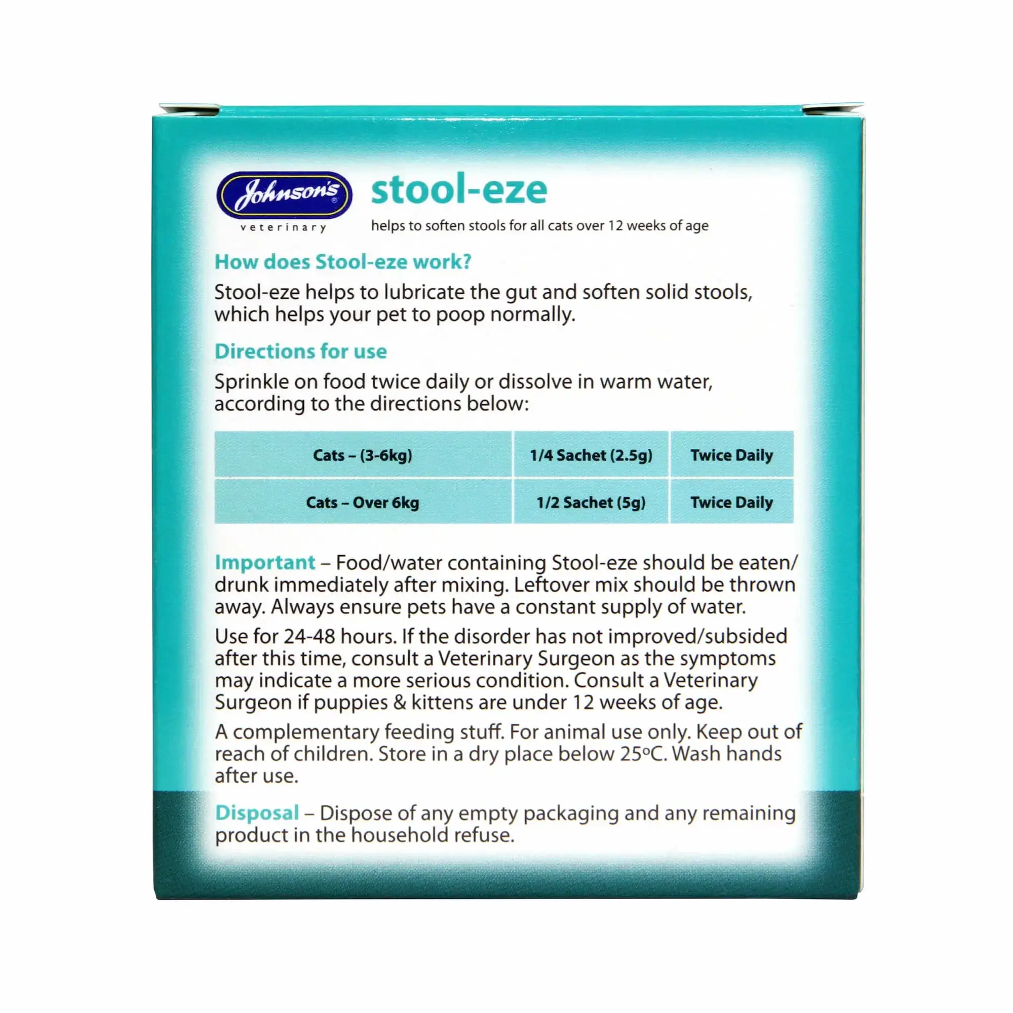A055-Stool-Eze-back cat stool softener
