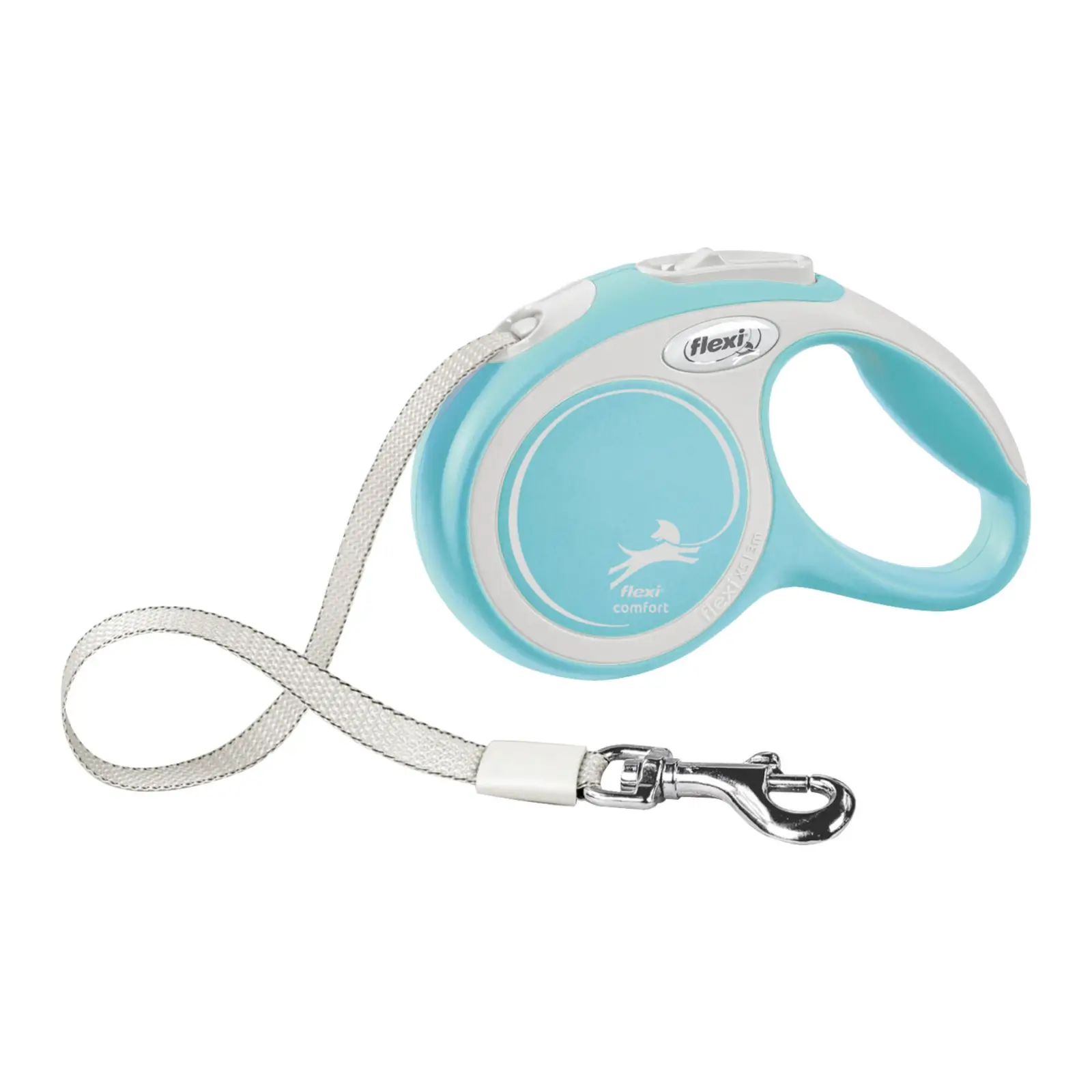 Flexi-Tape-Comfort-Dog-Retractable-Lead-Light-Blue-XS-3m flexi comfort tape dog lead