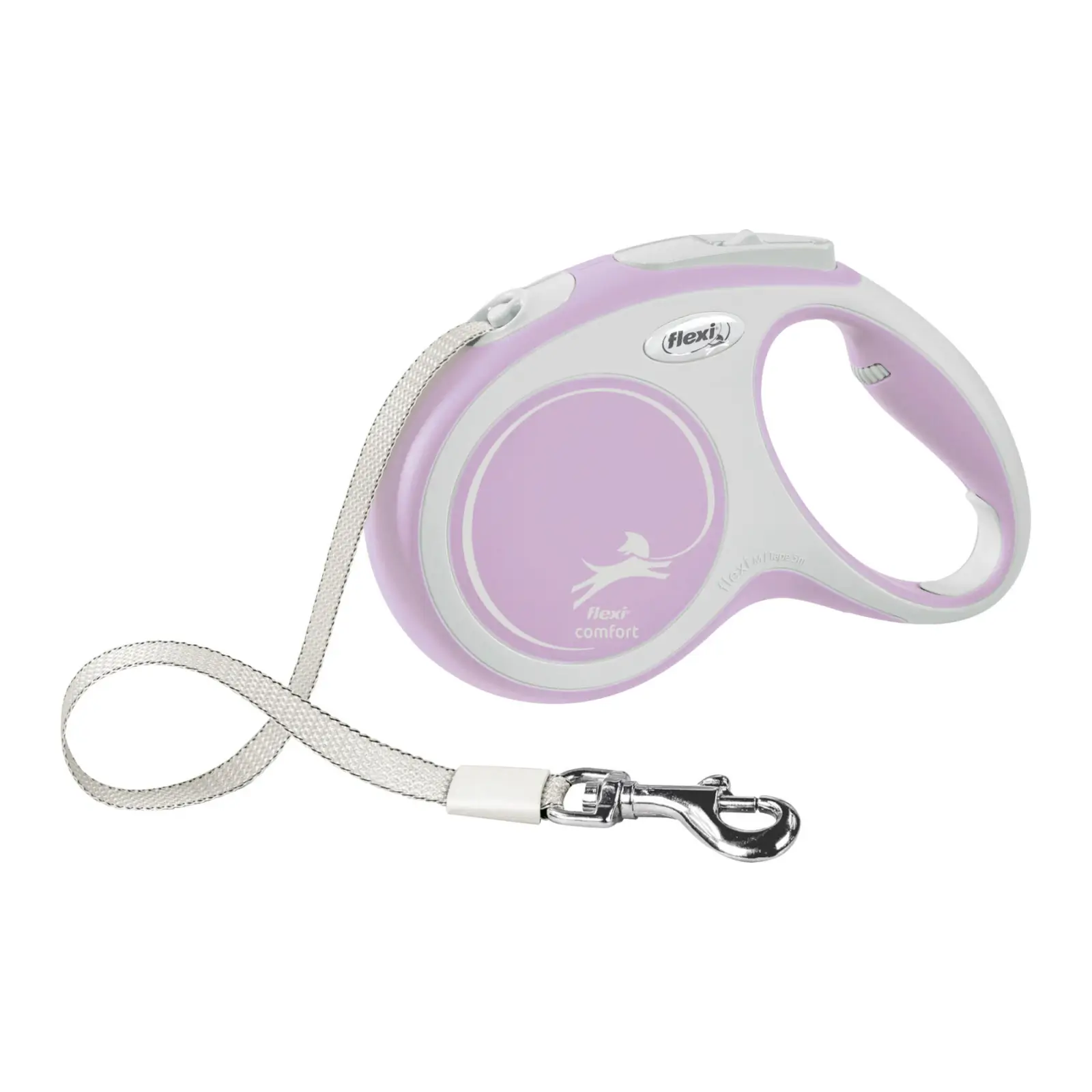 Flexi-Tape-Comfort-Dog-Retractable-Lead-Pink-M-5m flexi comfort tape dog lead