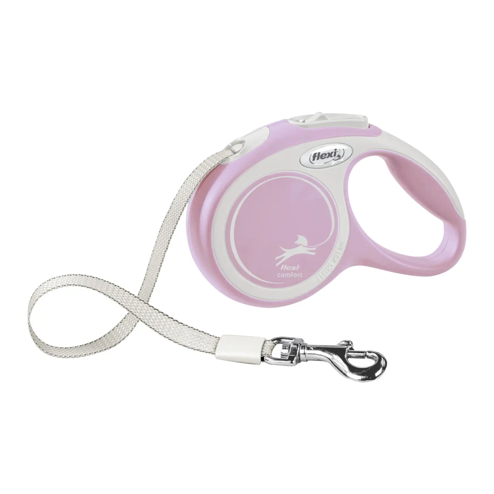 Flexi-Tape-Comfort-Dog-Retractable-Lead-Pink-XS-3m flexi comfort tape dog lead
