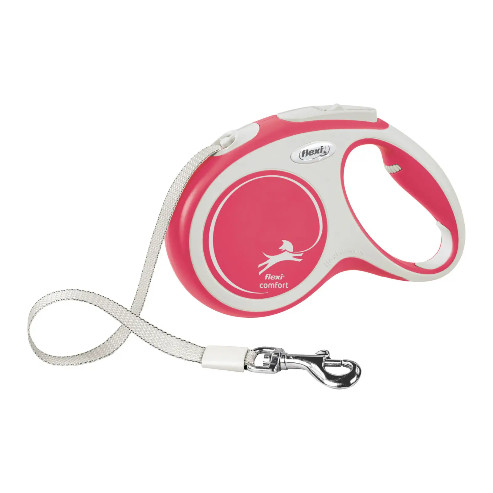 Flexi-Tape-Comfort-Dog-Retractable-Lead-Red-M-5m flexi comfort tape dog lead
