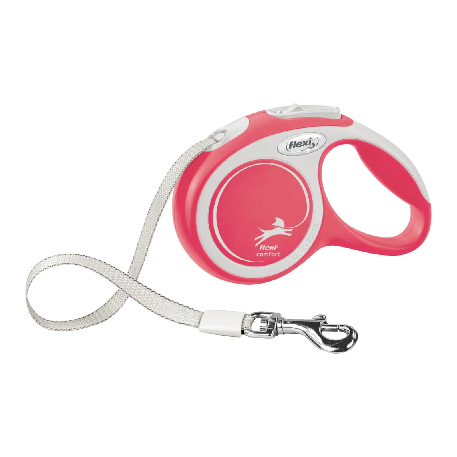 Flexi-Tape-Comfort-Dog-Retractable-Lead-Red-XS-3m flexi comfort tape dog lead