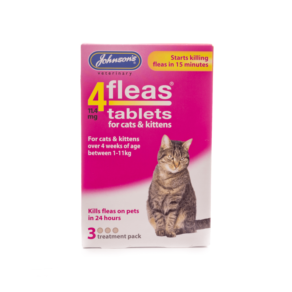Johnsons flea tablets for kittens Kill fleas on cats & kittens Petsh