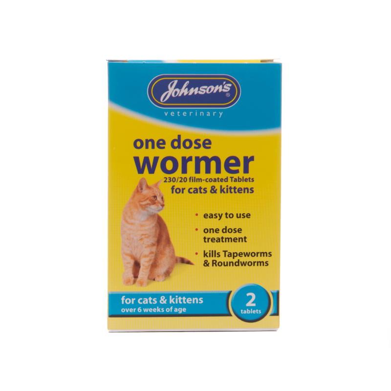 Johnson's one dose wormer A single dose treatment Dir
