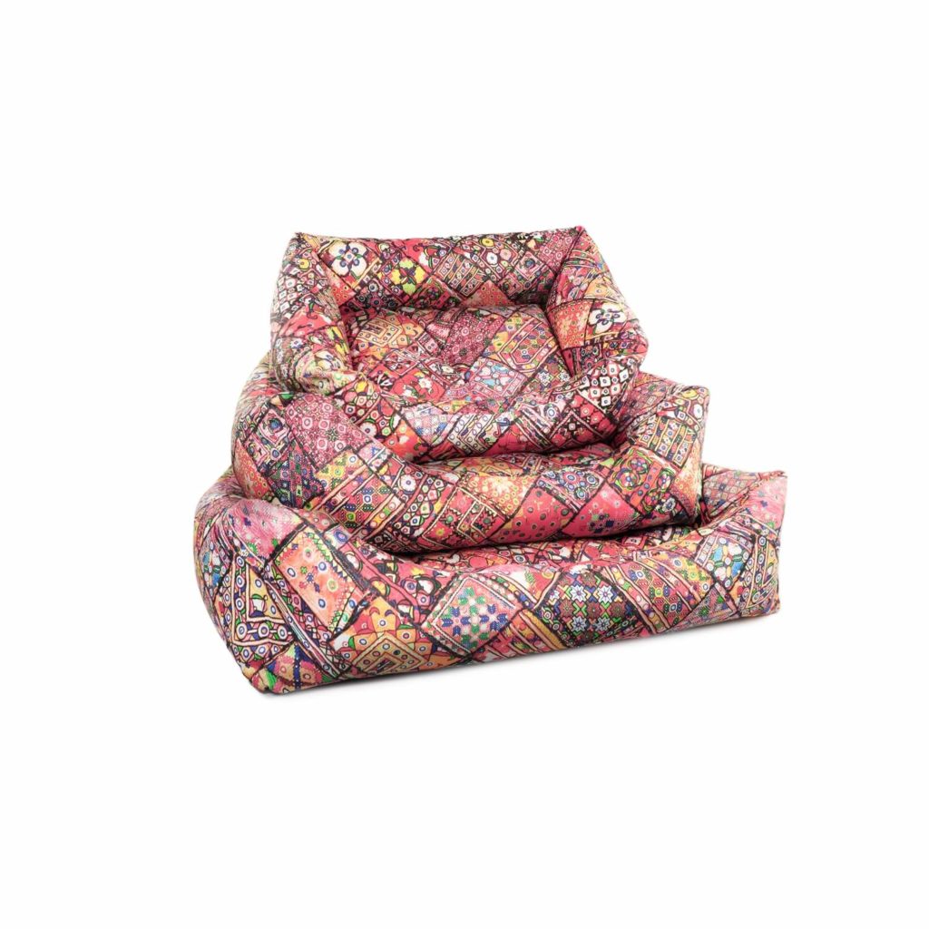Luxury Dog Bed Record Patchwork Luxury Pet Bed Made In Italy