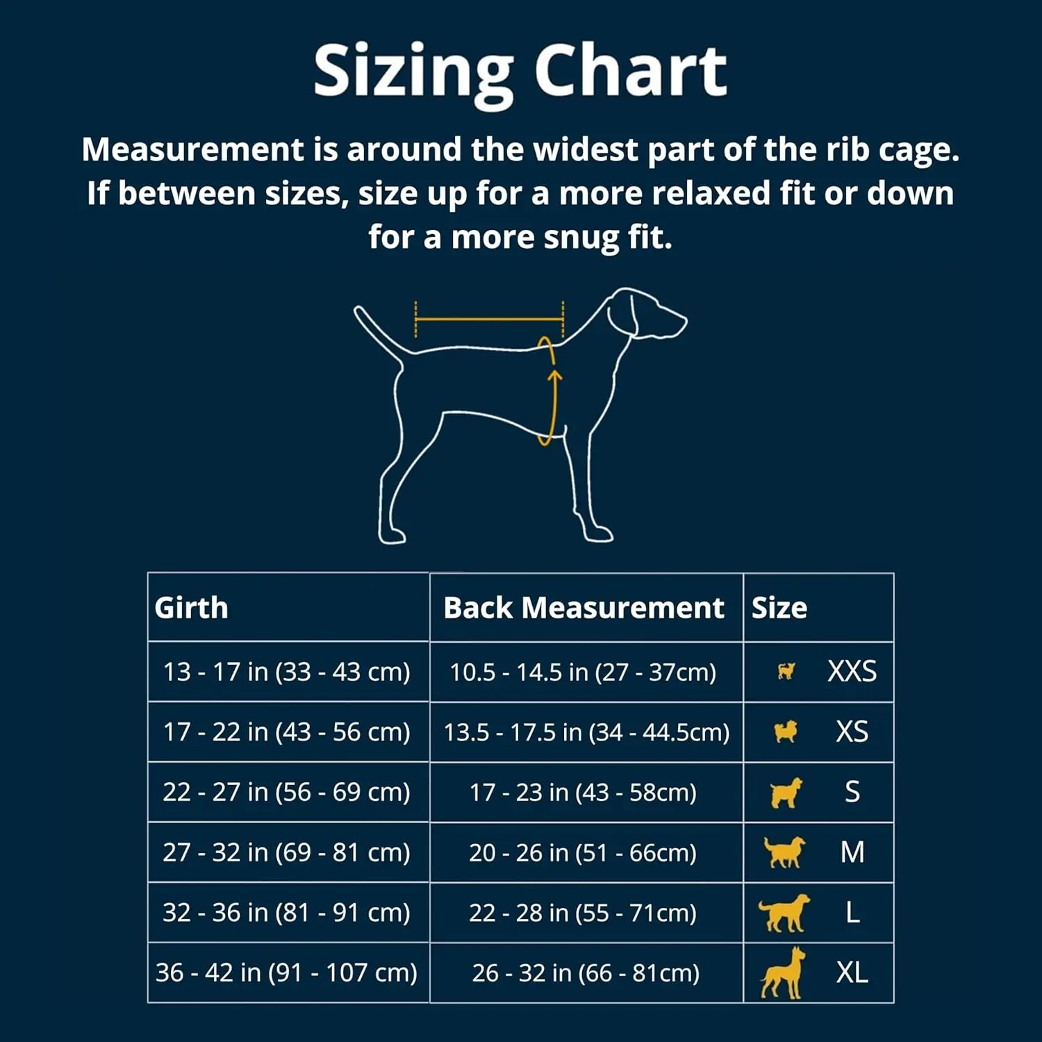 Ruffwear-Quinzee-Dog-Size-Chart