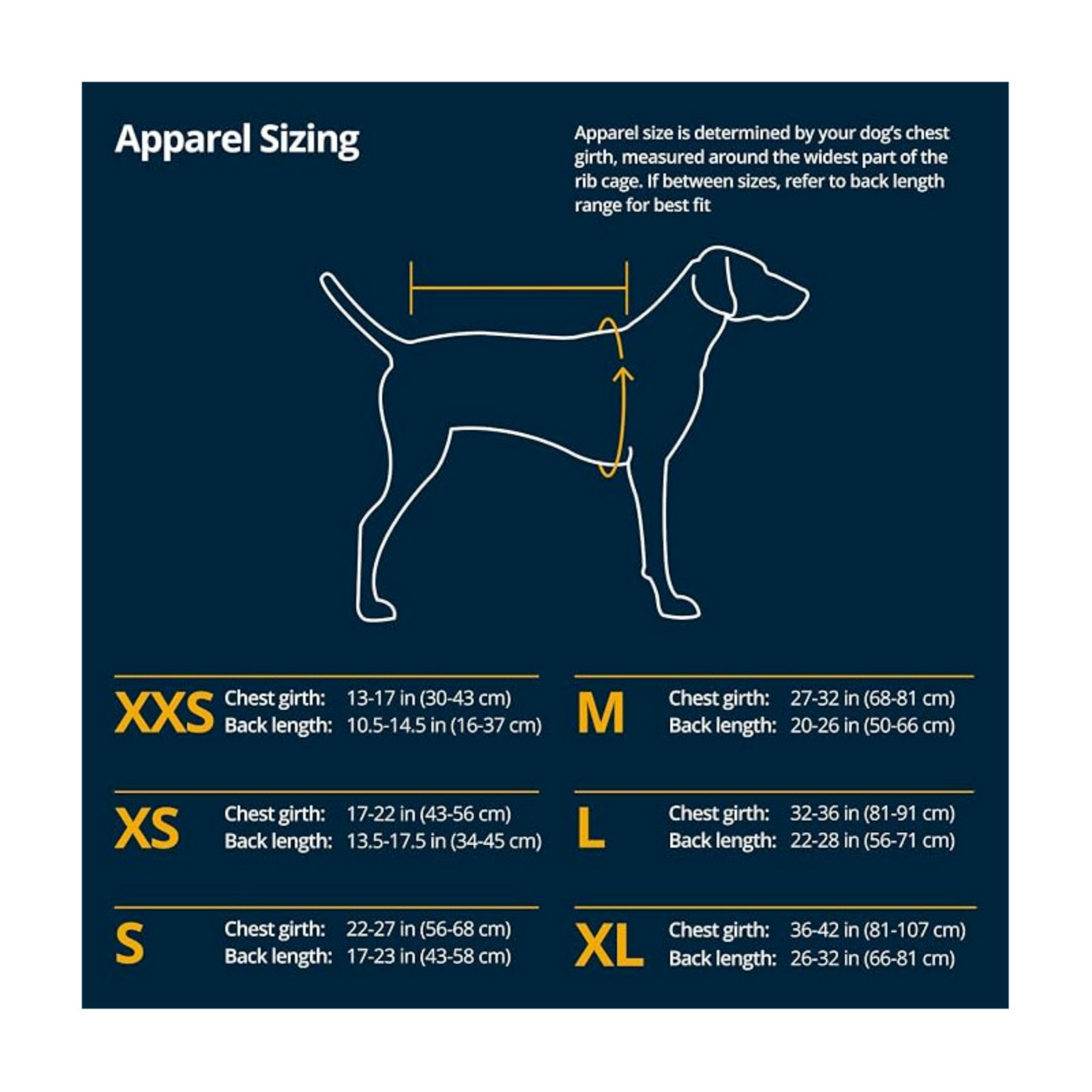 Ruffwear-Sunshower-Coverall-Sizing-Guide