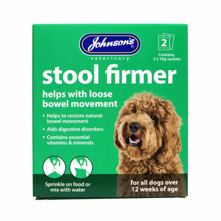 stool firmer for dogs