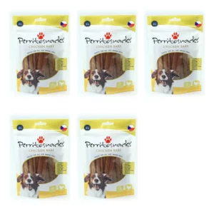 Perrito Chicken Bars Dog Snacks - 5 Packs ( 500g )