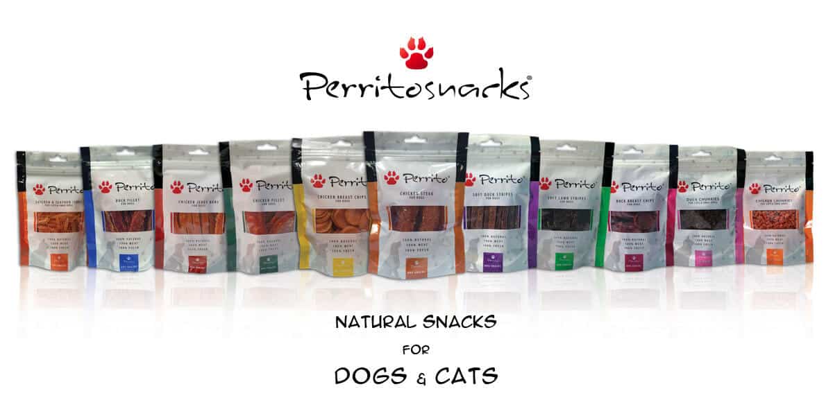 Perrito Duck Bars Natural Dog Treats Healthy Training Snack Meat Chew